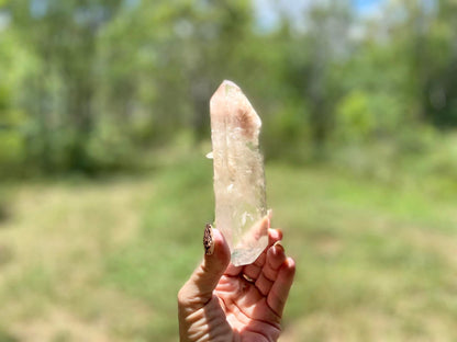 Lodolite Lemurian Inclusion Quartz Double Terminated