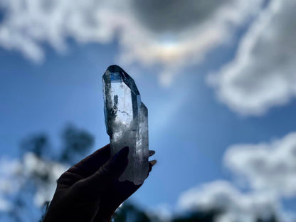 Cathedral Lemurian Seed Quartz with Pleiadian Starbrary