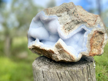 Blue Lace Druzy Agate Geode AAA Grade