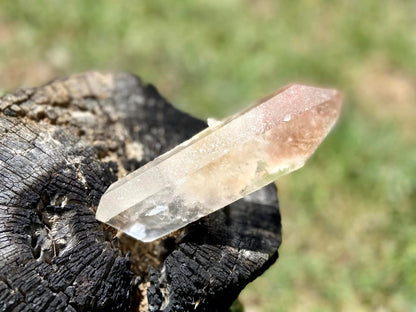 Lodolite Lemurian Inclusion Quartz Double Terminated