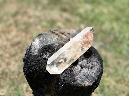 Lodolite Lemurian Inclusion Quartz Double Terminated