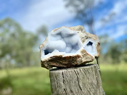 Blue Lace Druzy Agate Geode AAA Grade