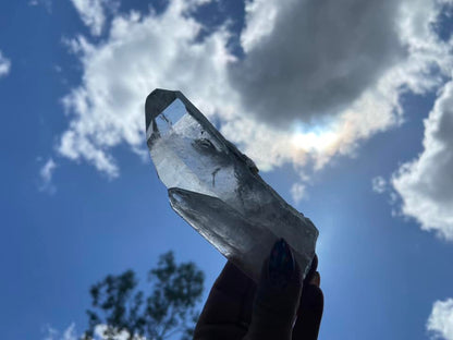 Cathedral Lemurian Seed Quartz with Pleiadian Starbrary