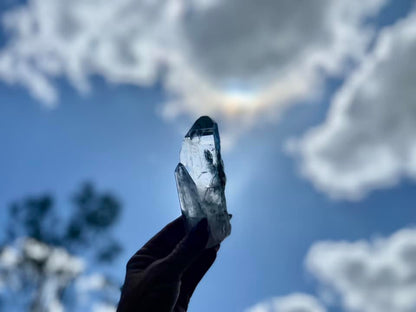 Cathedral Lemurian Seed Quartz with Pleiadian Starbrary