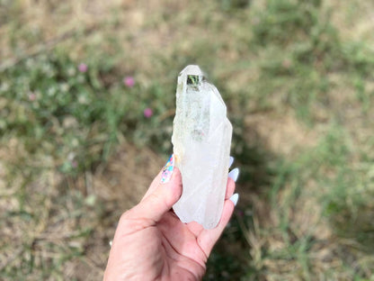 Cathedral Lemurian Seed Quartz with Pleiadian Starbrary