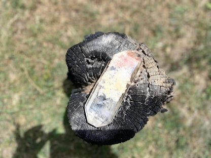 Lodolite Lemurian Inclusion Quartz Double Terminated