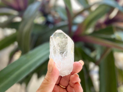 Silver Quartz Point Cathedral Channeler With Diamond Window