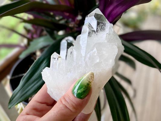 Rare AAA Grade Lemurian Clear Quartz Ascending Cathedral  |Brazil |Master Healer,Amplifier, Programmer | 393 Grams