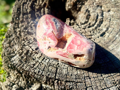 Natural Rhodochrosite Freeform | AAA Grade | Highly Polished | Argentina |Heart Chakra | 330 Grams