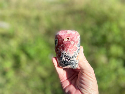 Natural Rhodochrosite Freeform | AAA Grade | Highly Polished | Argentina |Heart Chakra | 330 Grams