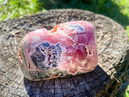 Natural Rhodochrosite Freeform | AAA Grade | Highly Polished | Argentina |Heart Chakra | 330 Grams
