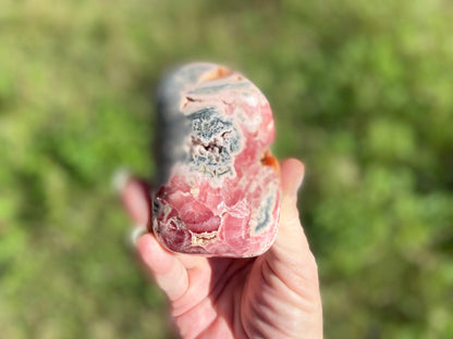 Natural Rhodochrosite Freeform | AAA Grade | Highly Polished | Argentina |Heart Chakra | 330 Grams
