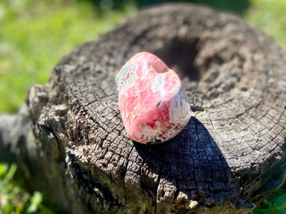 Natural Rhodochrosite Freeform | AAA Grade | Highly Polished | Argentina |Heart Chakra | 330 Grams