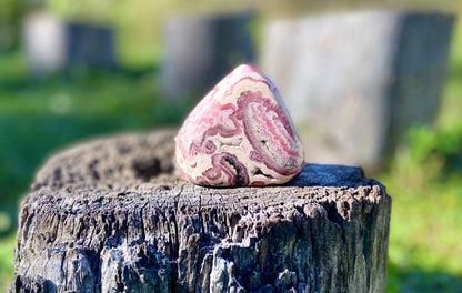 Natural Rhodochrosite Freeform | AAA Grade | Highly Polished | Druzy | Argentina |Heart Chakra | 636 Grams