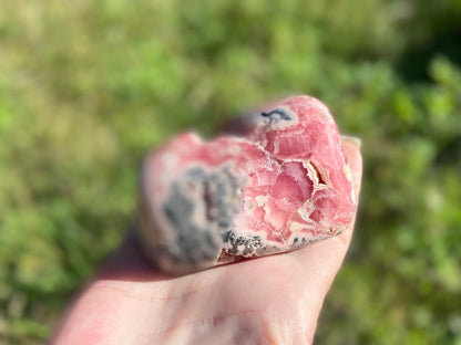 Natural Rhodochrosite Freeform | AAA Grade | Highly Polished | Argentina |Heart Chakra | 330 Grams