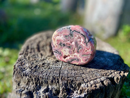 Natural Rhodochrosite Freeform | AAA Grade | Highly Polished | Druzy | Argentina |Heart Chakra | 636 Grams