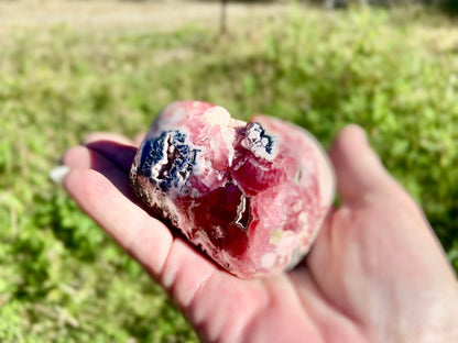 Natural Rhodochrosite Freeform | AAA Grade | Highly Polished | Argentina |Heart Chakra | 330 Grams