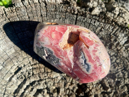 Natural Rhodochrosite Freeform | AAA Grade | Highly Polished | Argentina |Heart Chakra | 330 Grams