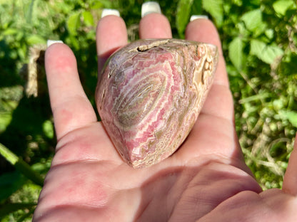Natural Rhodochrosite Freeform | AAA Grade | Highly Polished | Argentina |Heart Chakra | 201 Grams
