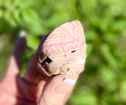 Natural Rhodochrosite Freeform | AAA Grade | Highly Polished | Argentina |Heart Chakra | 201 Grams