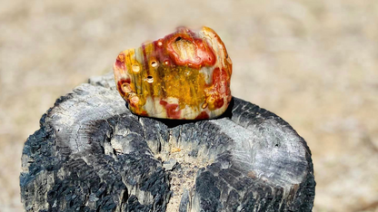 Polychrome Jasper Sculpture