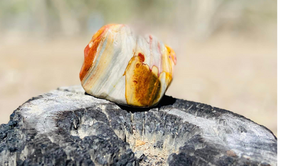 Polychrome Jasper Sculpture