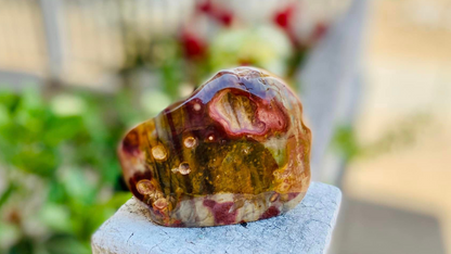 Polychrome Jasper Sculpture