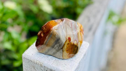 Polychrome Jasper Sculpture