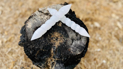 Selenite Wand Double Terminated