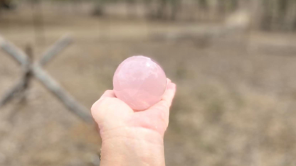 Star Rose Quartz Sphere