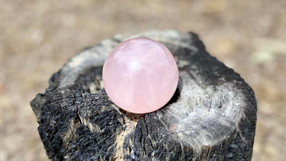 Star Rose Quartz Sphere