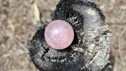 Star Rose Quartz Sphere
