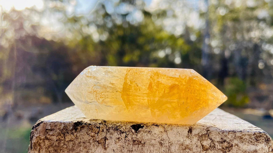 Citrine Double Terminated Wand