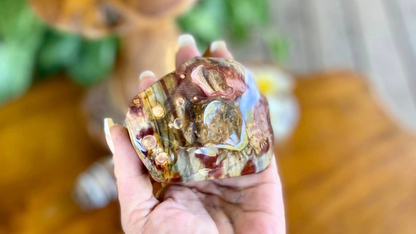 Polychrome Jasper Sculpture
