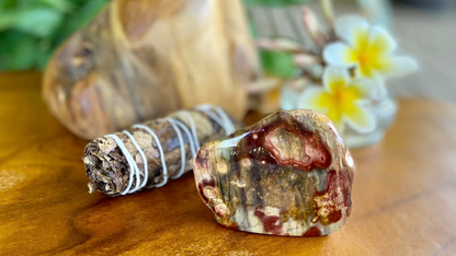Polychrome Jasper Sculpture