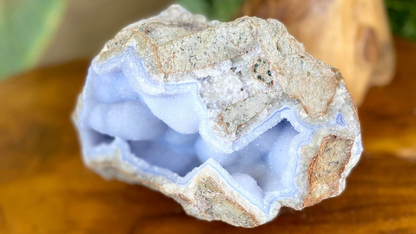 Blue Lace Druzy Agate Geode AAA Grade