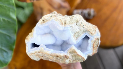 Blue Lace Druzy Agate Geode AAA Grade