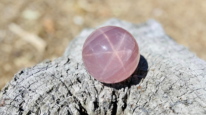 Star Rose Quartz Sphere