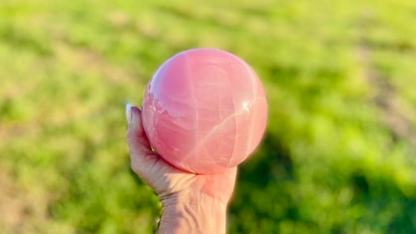 Star Rose Quartz Sphere