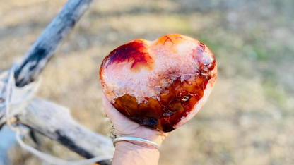 Carnelian Heart Altar Stone 'Vitality and Energy"
