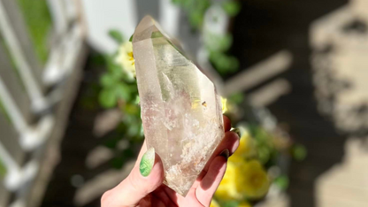 Lodolite Lemurian Inclusion Quartz Double Terminated