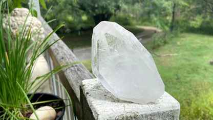 Lemurian Seed Quartz Tantric Twin Cathedral Timekeeper