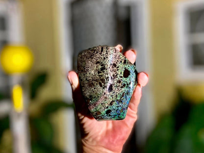 Stunning Large Rainbow Australian Andamooka Treated Opal Slab