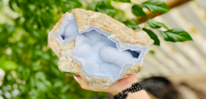 Blue Lace Druzy Agate Geode AAA Grade
